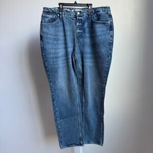Good American sz 16‎ blue denim jeans